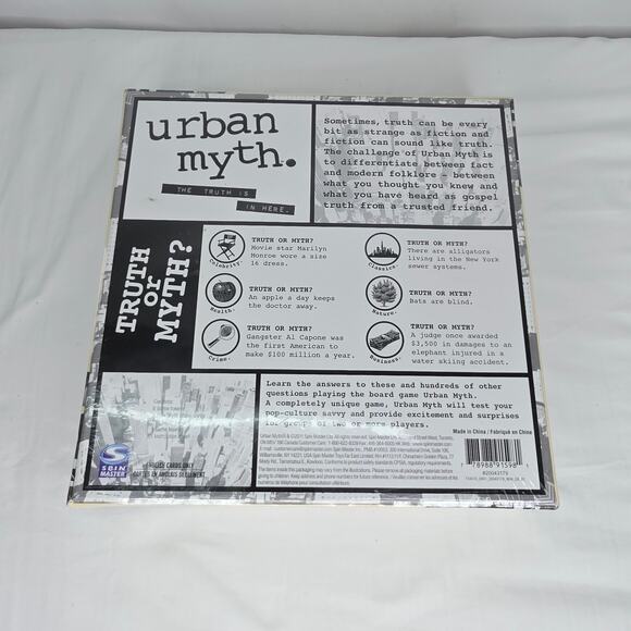 Urban Myth Board Game-New Sealed  2+ players Ages 12+ Game Night Family Time - Picture 3 of 7